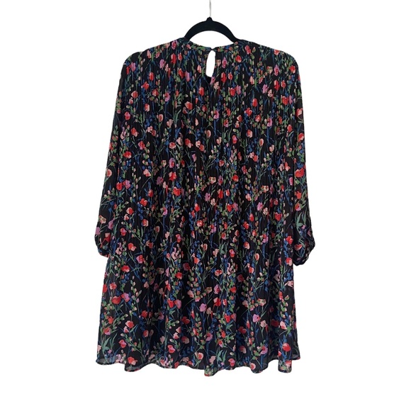 Zara Multicolor Floral Pleated “Annie” Mini Dress - Picture 11 of 15